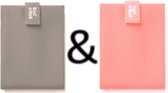 Roll'Eat Boc'n'Roll Foodwrap - Active Grey en Pink