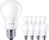 Voordeelpak 10x Philips Corepro LEDbulb E27 Peer Mat 5.5W 470lm - 827 Zeer Warm Wit | Vervangt 40W. (EAN: 8718696577578)