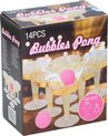 Afbeelding van het spelletje Bubbles Pong drinkspel - Champagne Pong - Prosecco Pong - 14 delig drankspel