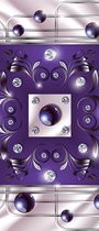 Purple Diamond Abstract Modern Photo Wallcovering