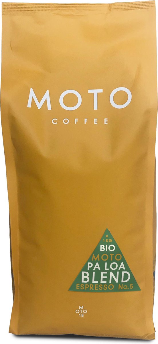 Goedkoopste Moto Coffee Pa Loa Blend Koffiebonen - 1 kg - biologisch