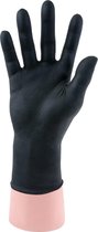 Nitril wegwerp handschoenen latex-en poedervrij - zwart - maat XL