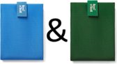 Roll'Eat Boc'n'Roll Foodwrap - Active Blue en Green