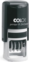 Colop Printer R24/D Blauw - Stempels - Datum stempel Nederlands - Stempel afbeelding en tekst