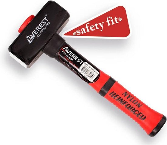 Vuist / moker 2000 gram met glasfiber steel