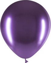 Paarse Ballonnen Chroom 30cm 50st