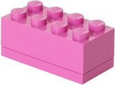Lego Mini Box 8 Lunchbox - 4,6x9,2x4,3 cm - Rose