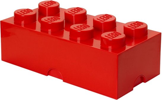Opbergbox Brick 8, Rood - LEGO | bol.com