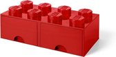 Bol.com LEGO Brick 8 Opbergbox - Kunststof - Rood aanbieding