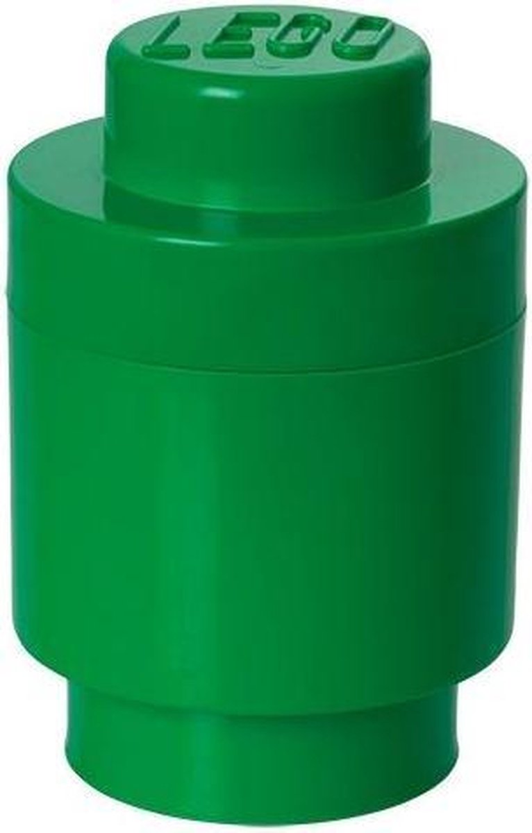 LEGO Storage Brick Opbergbox - 12,5 cm x 12,5 cm x 18 cm - Groen