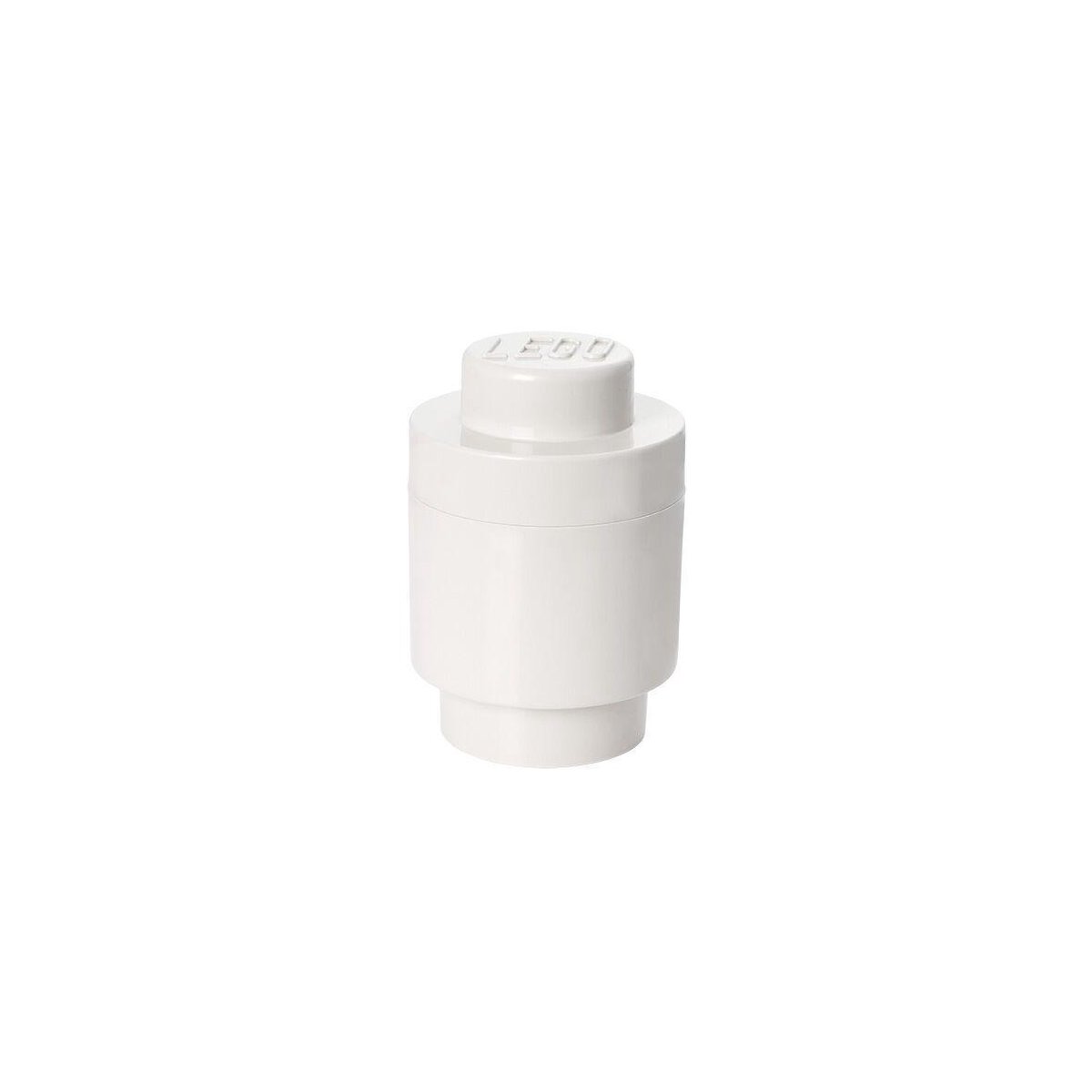 Lego - Opbergbox Brick 1 Rond - Polypropyleen - Wit