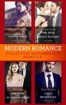 Modern Romance September 2018 Books 5-8: The Heir the Prince Secures / Bound by Their Scandalous Baby / The King's Captive Virgin / A Ring to Take His Revenge