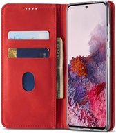 Samsung Galaxy S20 Plus Hoesje Wallet Bookcase Kunstleer Rood