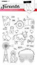 Stempel - Clear stamp - Studio Light - A5 Favourites nr.424