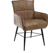 PTMD Jarno beige buffalo leather chair