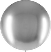 Zilveren Reuze Ballon Chroom 60cm