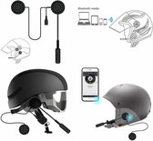 XEOD - Bluetooth Headset met microfoon â€“ Motorhelm headset â€“ Motor accessoires â€“ Handsfree bellen â€“ Motor - Scooter