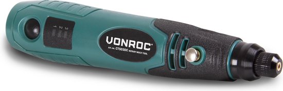 VONROC Roterende Multitool – 4V – Incl. 31-delige accessoire set & opbergtas - VONROC