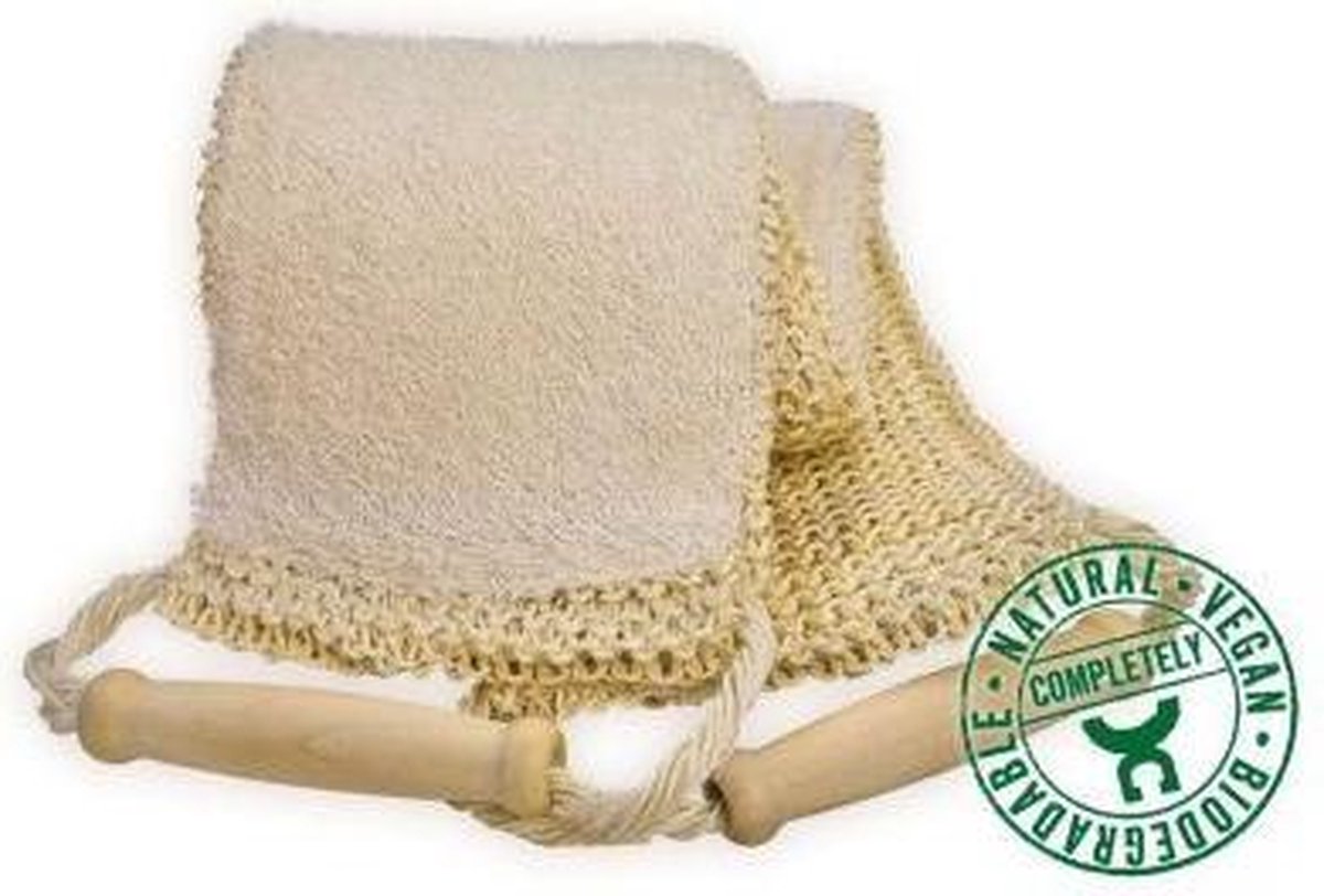 Goedkoopste Croll & Denecke Massage Band – Rug Massage – Scrub band - Sisal & Katoen