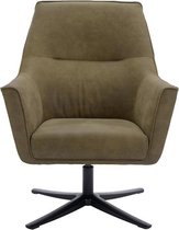 Draaifauteuil Barca bull microleder Moss 59
