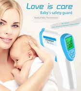 Voorhoofdthermometer - Contactloze infrarood digitale thermometer - hoge precisie - Met LCD-display - Voorhoofd meting van lichaamstemperatuur - Voor volwassen babykinderen en thuisgebruik