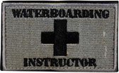 Waterboarding Instructor geborduurde patch embleem met klittenband