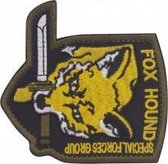 Militaire patch embleem Foxhound met klittenband