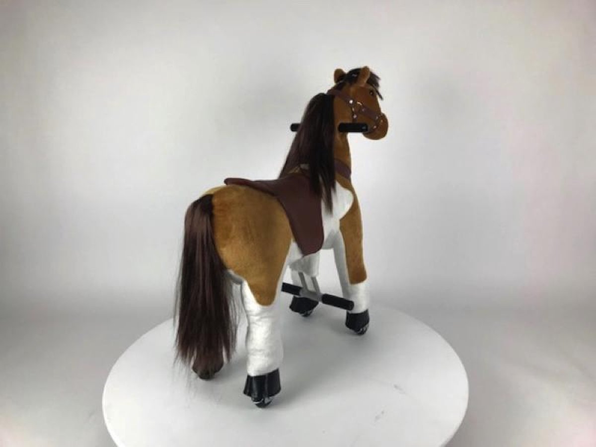 MY PONY ®, cheval jouet d'équitation, marron à longue crinière 4
