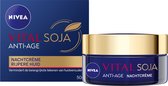 NIVEA VITAL Soja Anti-Age - Nachtcrème - Anti-rimpel Crème - Gezichtscrème - Rijpere Huid - 50 ml