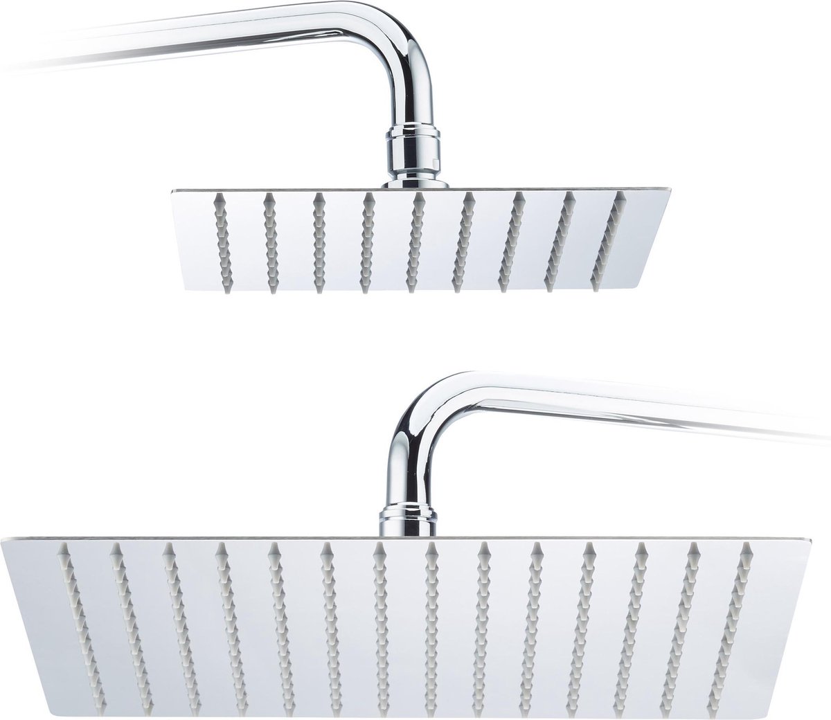 relaxdays douchekop regendouche vierkant hoofddouche rvs 200300