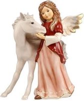 Goebel® - Kerst | Decoratief beeld / figuur "Engel vrienden voor het leven II" | Aardewerk, 26cm, Limited Edition