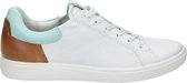 Ecco Soft 7 dames sneaker - Wit multi - Maat 35