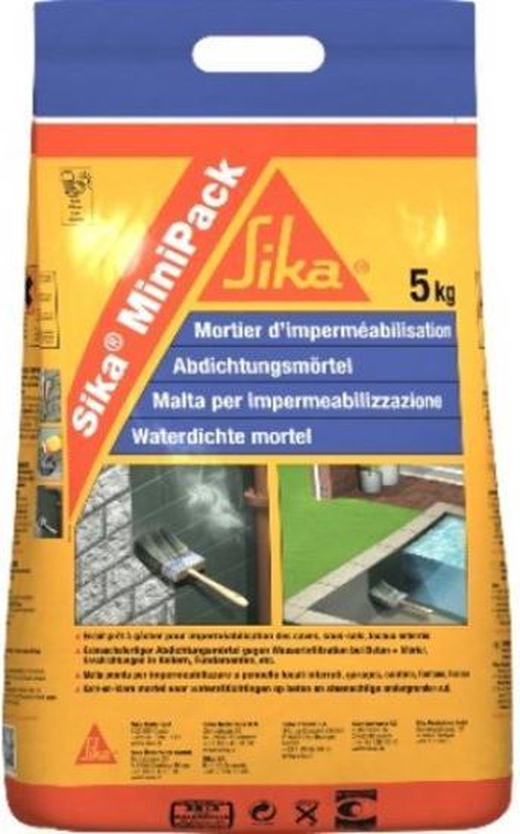 Sika MiniPack waterdichtingsmortel 5 kg
