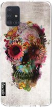 Casetastic Samsung Galaxy A51 (2020) Hoesje - Softcover Hoesje met Design - Skull 2 Print