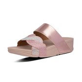 FitFlop™ Paisley Rope Slides PU/Microfibre Soft Pink - Maat 37