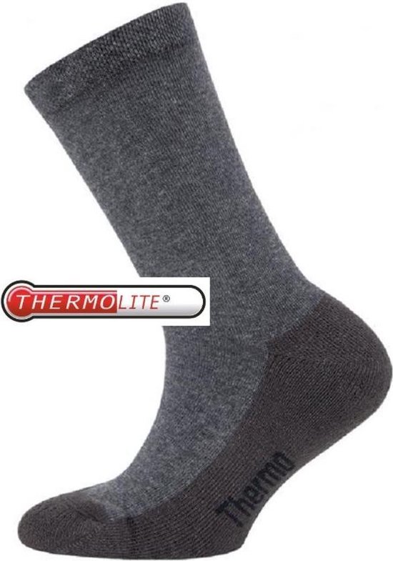Kinder thermo sokken - ewers thermolite - antraciet grijs - maat 23/26 |  bol.com