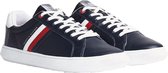 Tommy Hilfiger Essential Cupsole Sneakers - Maat 41 - Mannen - navy/ wit/ rood