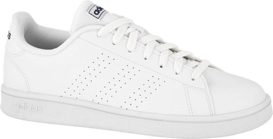 adidas Heren Witte Advantage Base - Maat 43 1/3 adidas Heren Witte Advantage Base - Maat 43 1/3