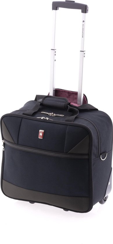 Gladiator Metro Handbagage Laptop Trolley - 14 inch - Zwart