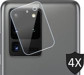 Camera Lens Screenprotector geschikt voor Samsung S20 Ultra - 4x Glas Screen Protector