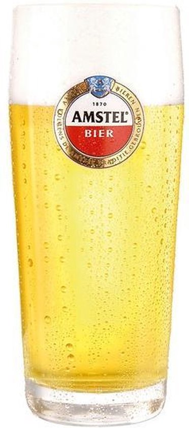 Amstel Verre à bière Flûte 22cl Boîte 12 pcs | bol.com