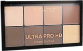 Makeup Revolution Pro HD Cream Contouring Palette - Light-Medium