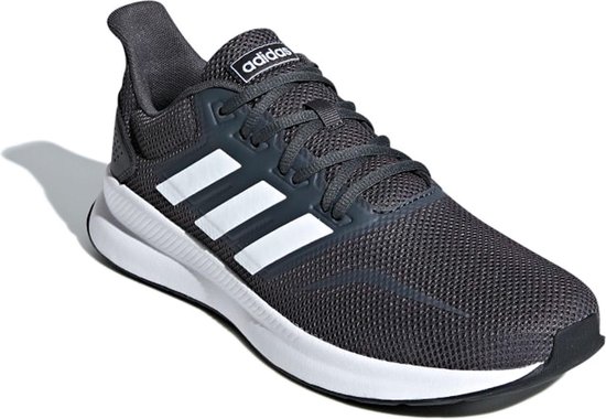 adidas Runfalcon Sportschoenen - Maat 42 2/3 - Mannen - donker grijs/ wit/  zwart
