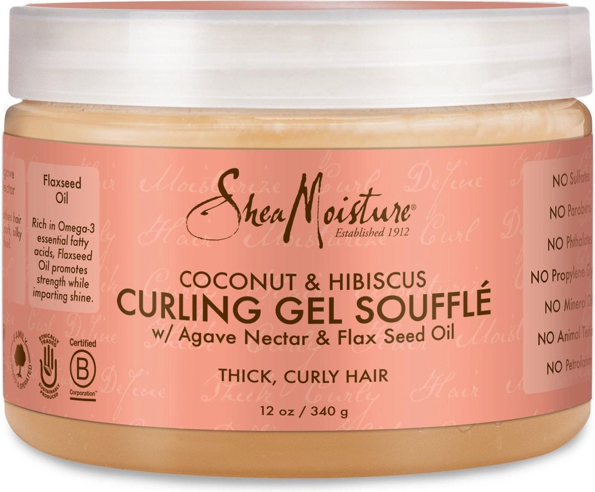 Shea Moisture Coconut & Hibiscus - Curling Gel Souffle - 355 ml