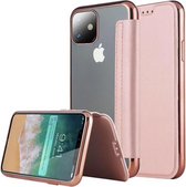Étui à Rabat Apple iPhone 11 - Rose - Cuir PU de haute qualité - TPU souple - Folio