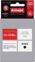 CLI-551BK comp. inktcartridge zwart