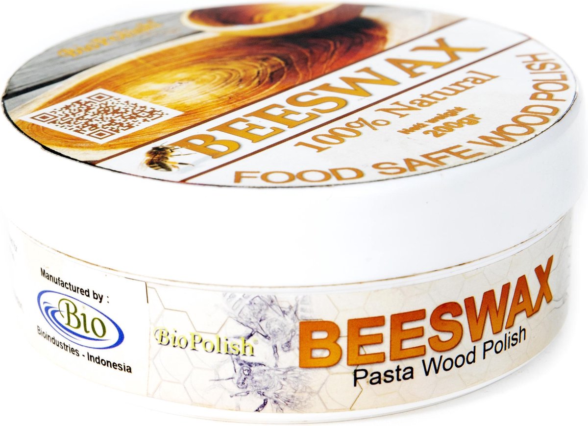 Beeswax Pasta wood polish Bijenwas voor hout