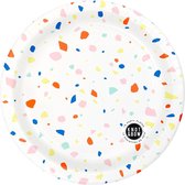 Kartonnen borden - Regenboog - Knot & Bow - 22cm - 10 stuks