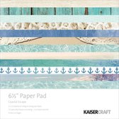 Kaisercraft: coastal escape paper pad 6,5x6,5" (PP991)