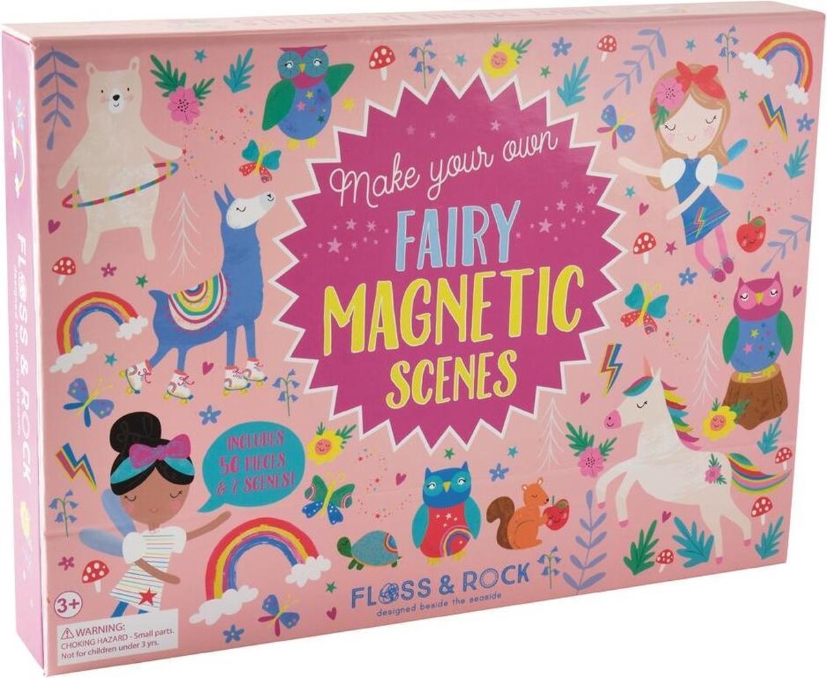 Floss & Rock Magnetische puzzeldoos Rainbow Fairy - 50 stukjes